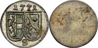 Erzbistum Salzburg Pfennig Sigismund III. Graf Schrattenbach 1753-1771 -