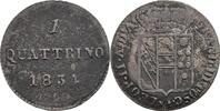 Italien, Toskana 1 Quattrino Leopold II. von Habsburg-Lothringen 1824-1859 -
