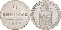 Kaisertum Österreich 6 Kreuzer Franz Joseph I. 1848-1916 -