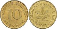 Deutschland 10 Pfennig Deutschland, 10 Pfennig 1987 D -