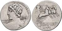 Römisches Reich - Republik Denar C.Licinius Macer -