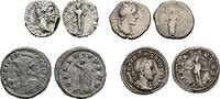 Römisches Reich - Kaiserzeit Lot 4 Stück Denare, Antoniniane Probus, Septimius Severus, Antoninus Pius, Gordianus III. Pius -