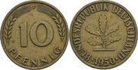 Deutschland 10 Pfennig Deutschland, 10 Pfennig 1950 F -