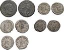 Römisches Reich - Kaiserzeit Antoniniane, Folles Lot mit 5 Stück Gallienus, Maximianus, Postumus -