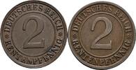 Deutsches Reich 2 Rentenpfennig -