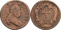 RDR, Franz I. Stephan 1745-1765 1/2 Kreuzer -