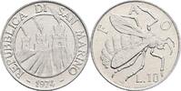 San Marino 10 Lire Honigbiene -