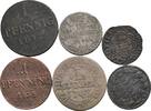 Lot 6 Stück Kleinmünzen  Altdeutschland  s-ss