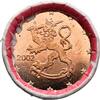 Finnland Rolle 50 Stück 5 Cent Münzen Originalrolle der Münzeprägeanstalt Finnland -