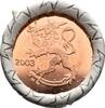 Finnland Rolle 50 Stück 1 Cent Münzen Originalrolle der Münzeprägeanstalt Finnland -
