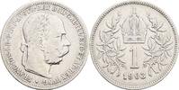 Kaisertum Österreich 1 Krone Kaiser Franz Joseph I. 1848-1916 -