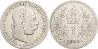 Kaisertum Österreich 1 Krone Kaiser Franz Joseph I. 1848-1916 -