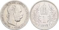 Kaisertum Österreich 1 Krone Kaiser Franz Joseph I. 1848-1916 -