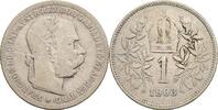 Kaisertum Österreich 1 Krone Kaiser Franz Joseph I. 1848-1916 -