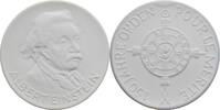 Deutschland, Meissen Porzellanmedaille Albert Einstein/150 Jahre Orden Pour Le Merite -