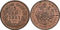 Kaisertum Österreich 5/10 Kreuzer Franz Joseph I. 1848-1916 -