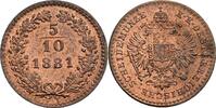 Kaisertum Österreich 5/10 Kreuzer Franz Joseph I. 1848-1916 -