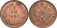 Kaisertum Österreich 5/10 Kreuzer Franz Joseph I. 1848-1916 -