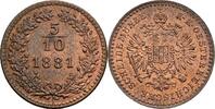 Kaisertum Österreich 5/10 Kreuzer Franz Joseph I. 1848-1916 -
