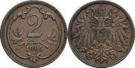 Kaisertum Österreich 2 Heller Franz Joseph I. 1848-1916 -