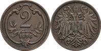 Österreich, Kaiser Franz Joseph I. 2 Heller -