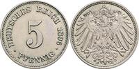 5 Pfennig 1896 E Deutsches Reich  vz