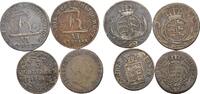 Württemberg Lot 4 Stück Kreuzer -