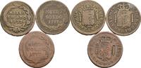 RDR Habsburg Lot 3 Stück 1/2 Soldo Maria Theresia 1740-1780 -