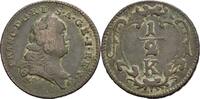 RDR Habsburg 1/2 Kreuzer Franz I. Stephan 1745-1765 -