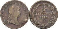 RDR Habsburg 1/2 Kreuzer Joseph II. als Alleinregent 1780-1790 -