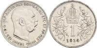 Kaisertum Österreich 1 Krone Franz Joseph I. 1848-1916 -