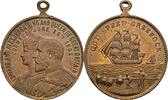 Großbritannien Bronzemedaille auf die Krönung von Edward VII. und Alexandra am 26. Juni 1902 -