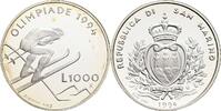 San Marino 1000 Lire Olympische Winterspiele Lillehammer 1994/Abfahrtsläufer -