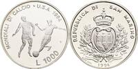 San Marino 1000 Lire Fussball WM USA 1994 -