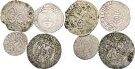 RDR, Habsburg Lot 4 Stück Silber Kleinmünzen -