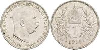 Kaisertum Österreich 1 Krone Franz Joseph I. 1848-1916 -