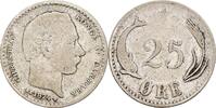 Dänemark 25 Öre Christian IX. 1863-1906 -