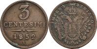 Kaisertum Österreich 3 Centesimi Franz Joseph I. 1848-1916 -