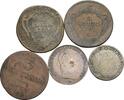 RDR, Habsburg Lot 5 Stück Kupfermünzen Franz II. (I.) 1792-1835 -