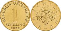Österreich 1 Schilling 2000 handgehoben