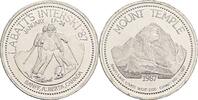Kanada Medaille Labatt's Interski '87 January 17-24 Banff, Alberta, Canada, Mount Temple 1987 -