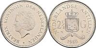 Niederländische Antillen 2 1/2 Gulden Niederländische Antillen, Beatrix 1980-2013, 2 1/2 Gulden 1980 -