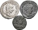 ROM, Kaiserzeit Lot Antoniniane, Follis Valentinianus I. 364-375/Philippus I. Arabs 244-249/Gordianus III. Pius 238-244 -