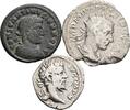 ROM, Kaiserzeit Lot Denar, Follis, Antoninian Philippus I. Arabs 244-249 / Constantinus II. 317-340 -