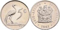 S&uuml;dafrika 5 Cents 1981 S&uuml;dafrika, 5 Cents 1981 vz 2,50 EUR  zzgl. 8,90 EUR Versand