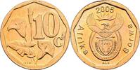 S&uuml;dafrika 10 Cents 2005 S&uuml;dafrika, 10 Cents 2005 vz / stfr 2,50 EUR  zzgl. 8,90 EUR Versand