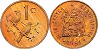 S&uuml;dafrika 1 Cent 1981 S&uuml;dafrika, 1 Cent 1981 vz 2,50 EUR  zzgl. 8,90 EUR Versand