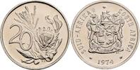 S&uuml;dafrika 20 Cents 1974 S&uuml;dafrika, 20 Cents 1974 vz / stfr 2,50 EUR  zzgl. 8,90 EUR Versand