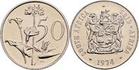 S&uuml;dafrika 50 Cents 1974 S&uuml;dafrika, 50 Cents 1974 vz / stfr 2,50 EUR  zzgl. 8,90 EUR Versand