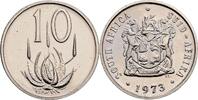 S&uuml;dafrika 10 Cents 1973 S&uuml;dafrika, 10 Cents 1973 vz / stfr 2,50 EUR  zzgl. 8,90 EUR Versand